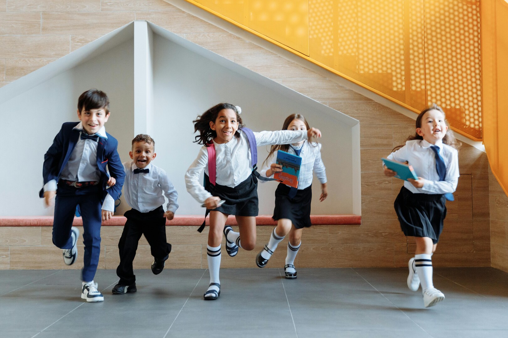 Kinderen naar school